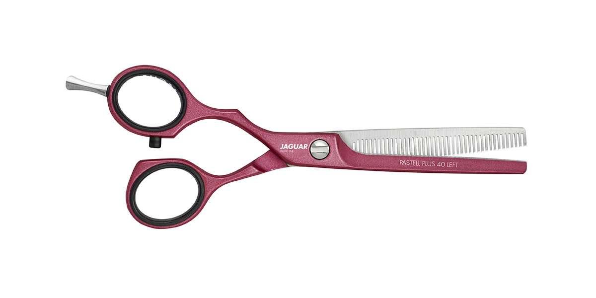 Kit ciseaux Jaguar Pastell Plus Berry GAUCHER - Ciseaux Premium®